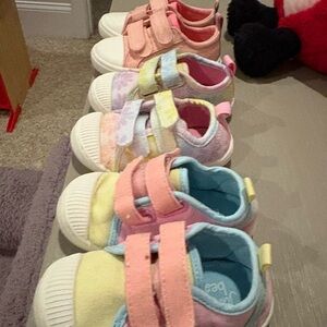 Colorful Toddler Shoes with Velcro Straps Bundle